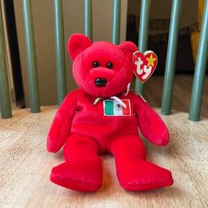 Ty Red Beanie Baby— Osito